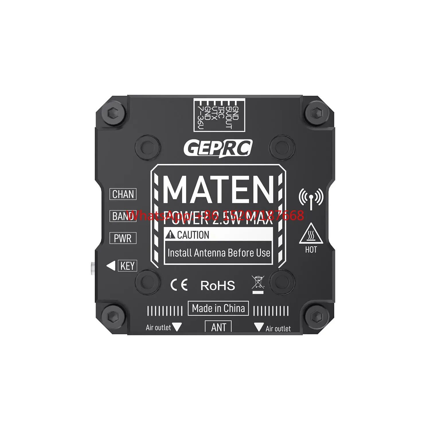 MATEN 5.8G 2.5W VTX PRO FPV accessories for professional FPV racing and high-speed flight