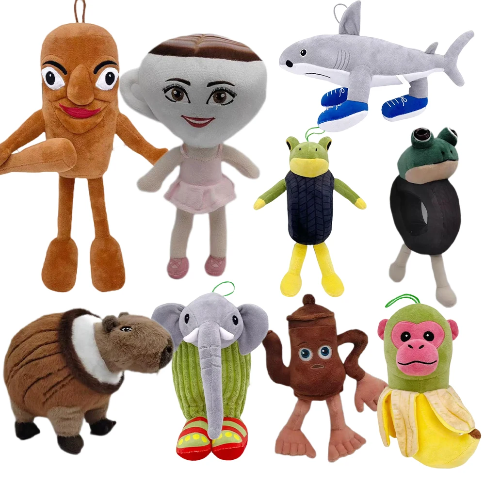 Tung Tung tung peluche Sahur cerebro italiano Plushies divertidos dibujos animados juguetes de peluche suaves decoración muñecas niños regalos de cumpleaños
