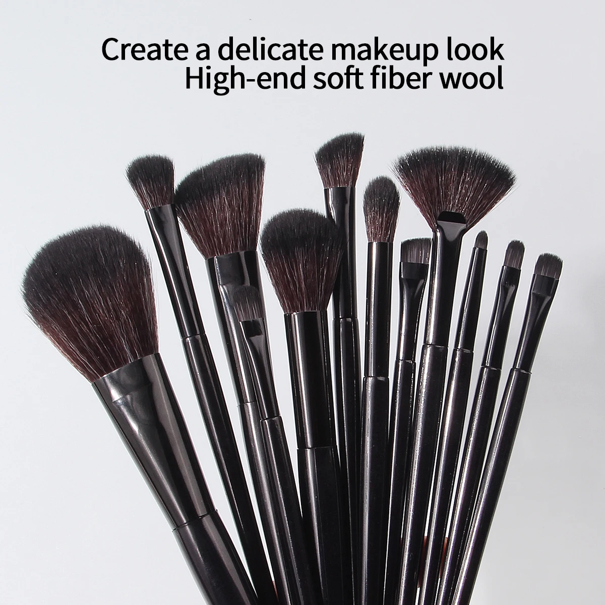 6/12/18PCS Premium Makeup Brush Set: Soft Facial Makeup Brush Set & Triangular Powder Puff & Mini Sponge Egg/Powder Puff