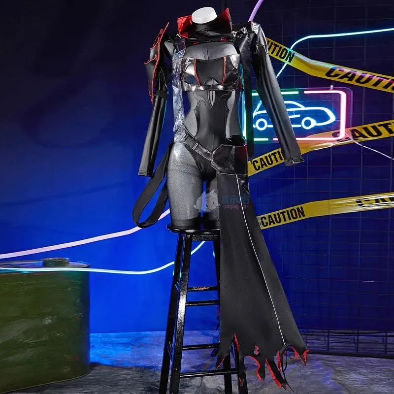 Комбинезон Nikke Goddess of Victory, униформа на Хэллоуин, Алая черная тень, карнавальный костюм, карнавальный костюм для вечеринки, парик, обувь