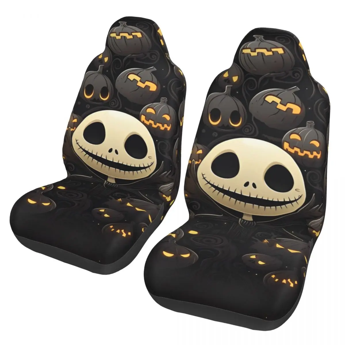 

Jack Nightmare Before Christmas Universal Car Seat Cover Auto Interior Women Car Seat Covers Fabric Hunting
