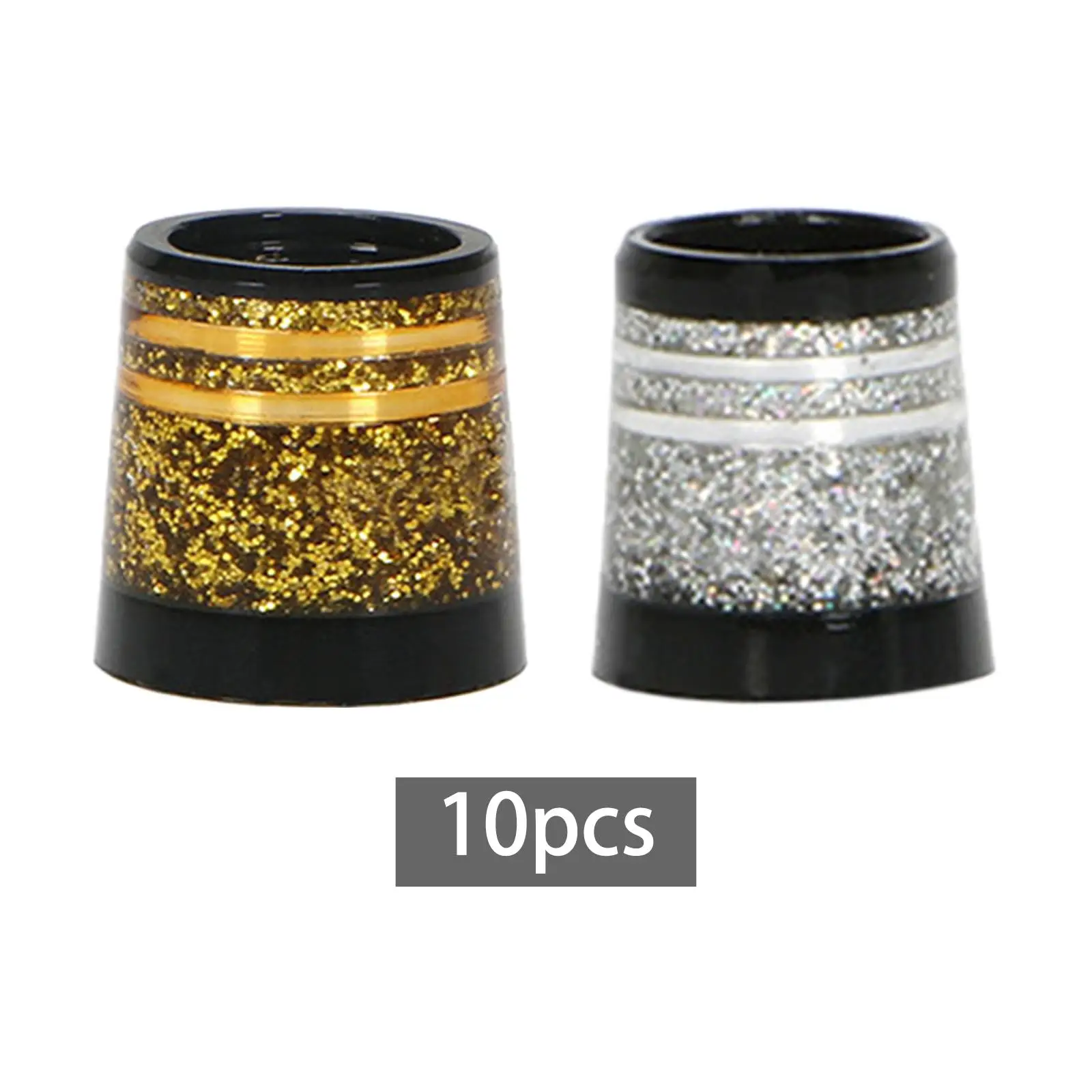 10x حلقات حديدية مدببة لامعة لأجزاء نادي الجولف ذات العمود المدبب #2