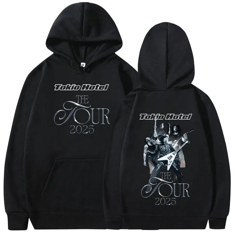 

Rock Band Tokio Hotel The Tour 2025 Hoodies Men Women Fashion Hip Hop Gothic Sweatshirts Casual Oversized Long Sleeve Pullovers