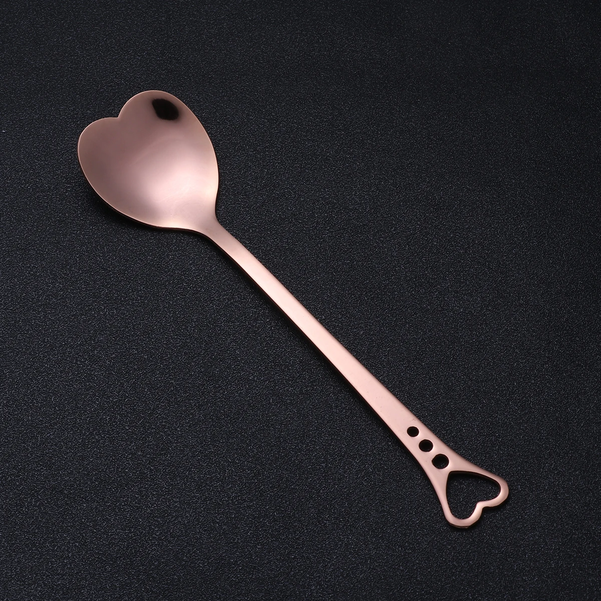 

Love Spoon Heart Shape Tea Stirring Coffee Stirrers Decorative Spoons Cocktail Ice Cream Scoop