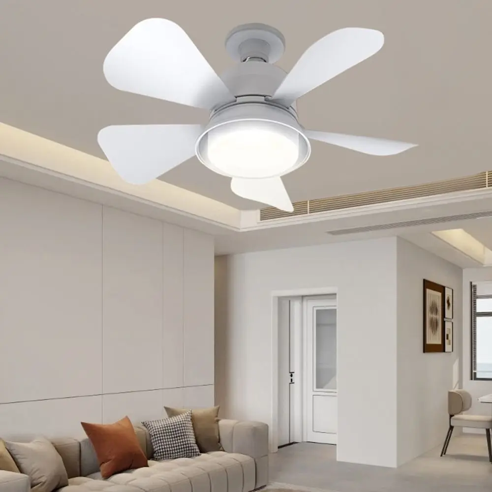 2 in 1 Ceiling Fan Light 3 Gears Dimming Remote Control Electric Wireless Fan Eye Protection Universal