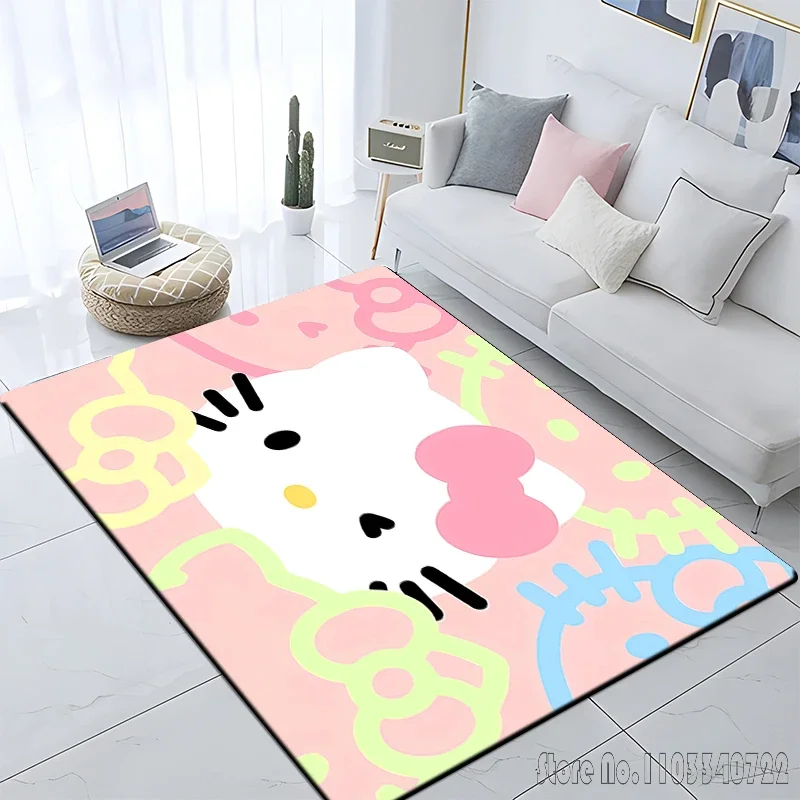 

Ковер HelloKitty, милое украшение, милый котенок, декор для спальни, украшение для гостиной, ковер, коврик для ванной комнаты, ковер, аниме, ковер