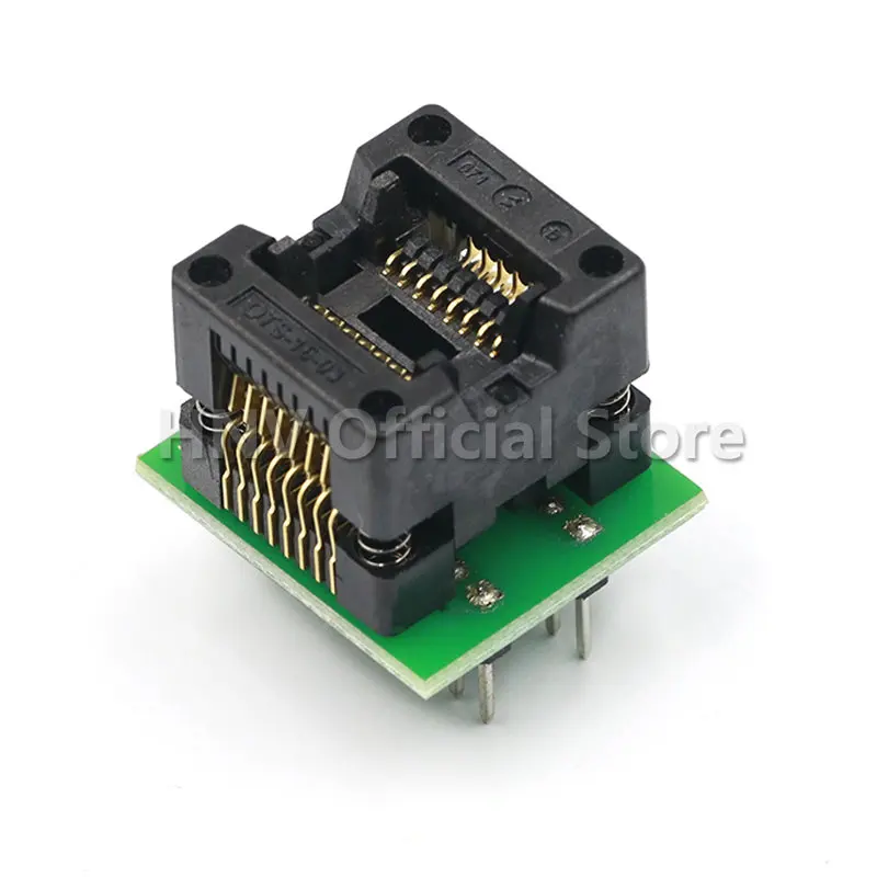 SOP16 إلى DIP16 SOP16 بدوره DIP16 SOIC16 إلى DIP16 IC المقبس مبرمج مأخذ توصيل محول 150mil