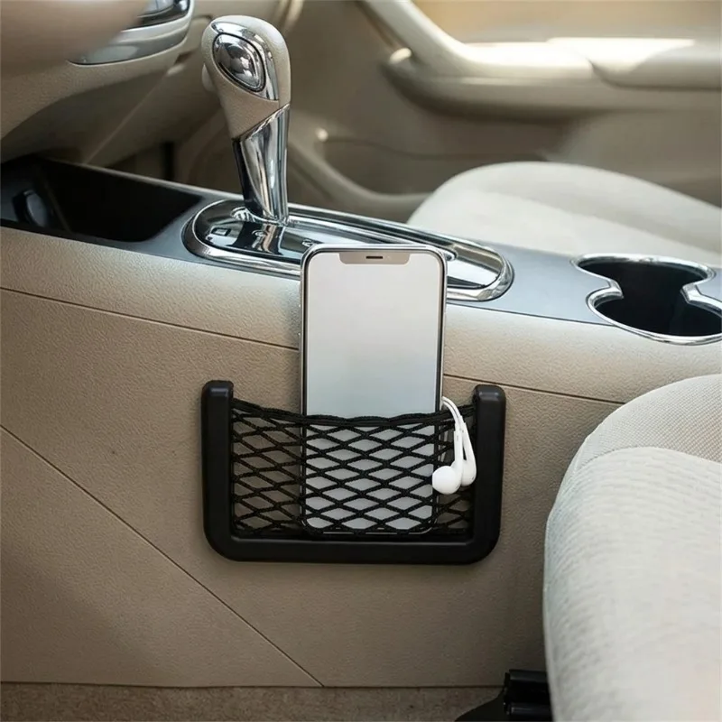 Auto Interior Large Size Hanging Bag Car Storage Car Organizer Multifunctional Storage Box Stick on Type Seat Back Storage Bag