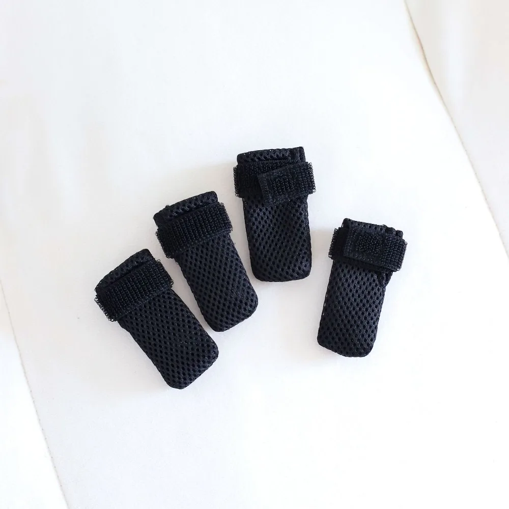 Pet Nail Cover Breathable Pet Foot Covers Mesh Anti-Dirty Pet Claw Cover Silent Anti-Slip Cat Breathable Shoes Feeding