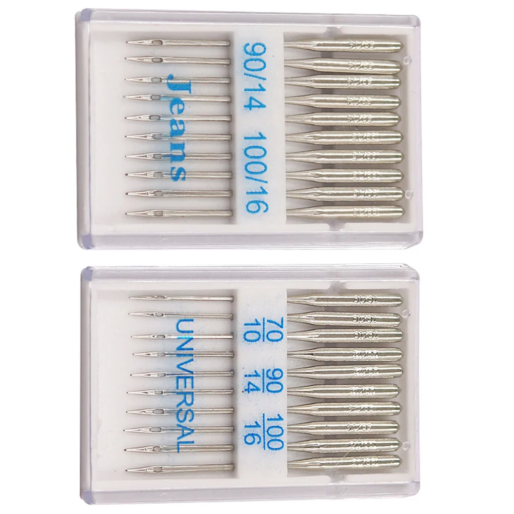 2 Boxes Sewing Machine Needle Needles Gadget Stainless Steel Crafts Stitching Convenient for Fabric