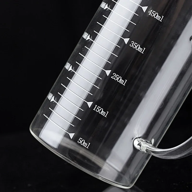 Measuring Cup Glass Coffee Milk Cup Graduated Pastry Measuring Cups Liquid Milk Jug with Scale for Baking Cooking Kitchen Tools