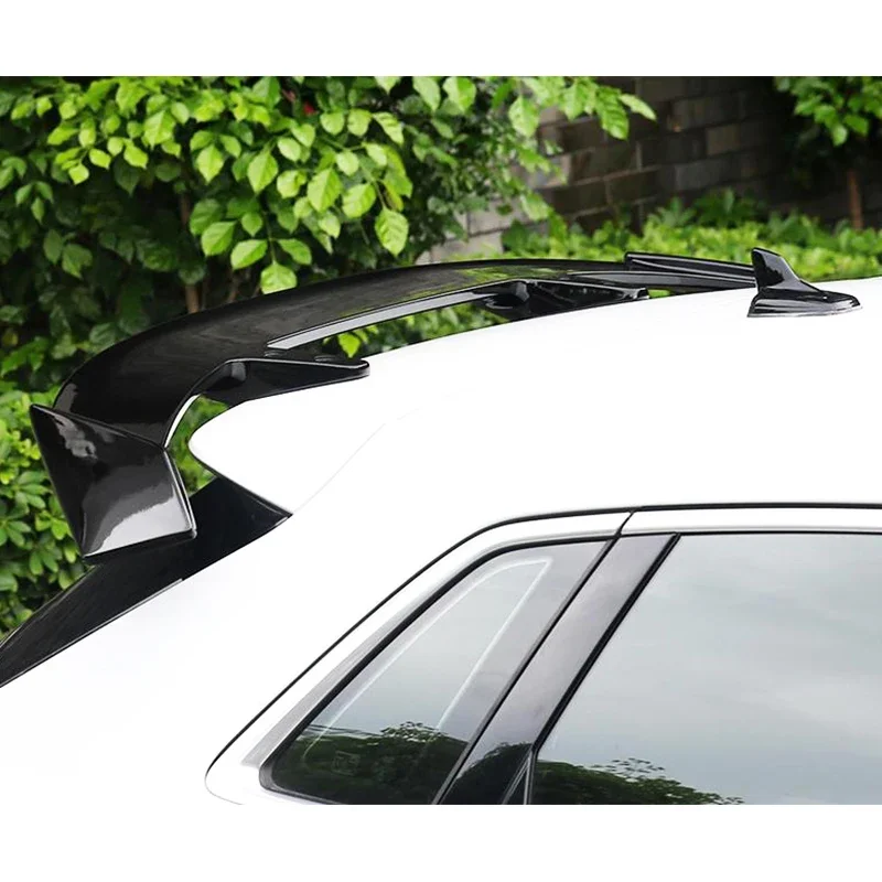 Spoiler Universal Carbon Surface ABS Material Type Generic Car Rear Trunk Spoiler For Audi A3 Hatchback A1 Sportback Q2 Q3 Q5 Q7