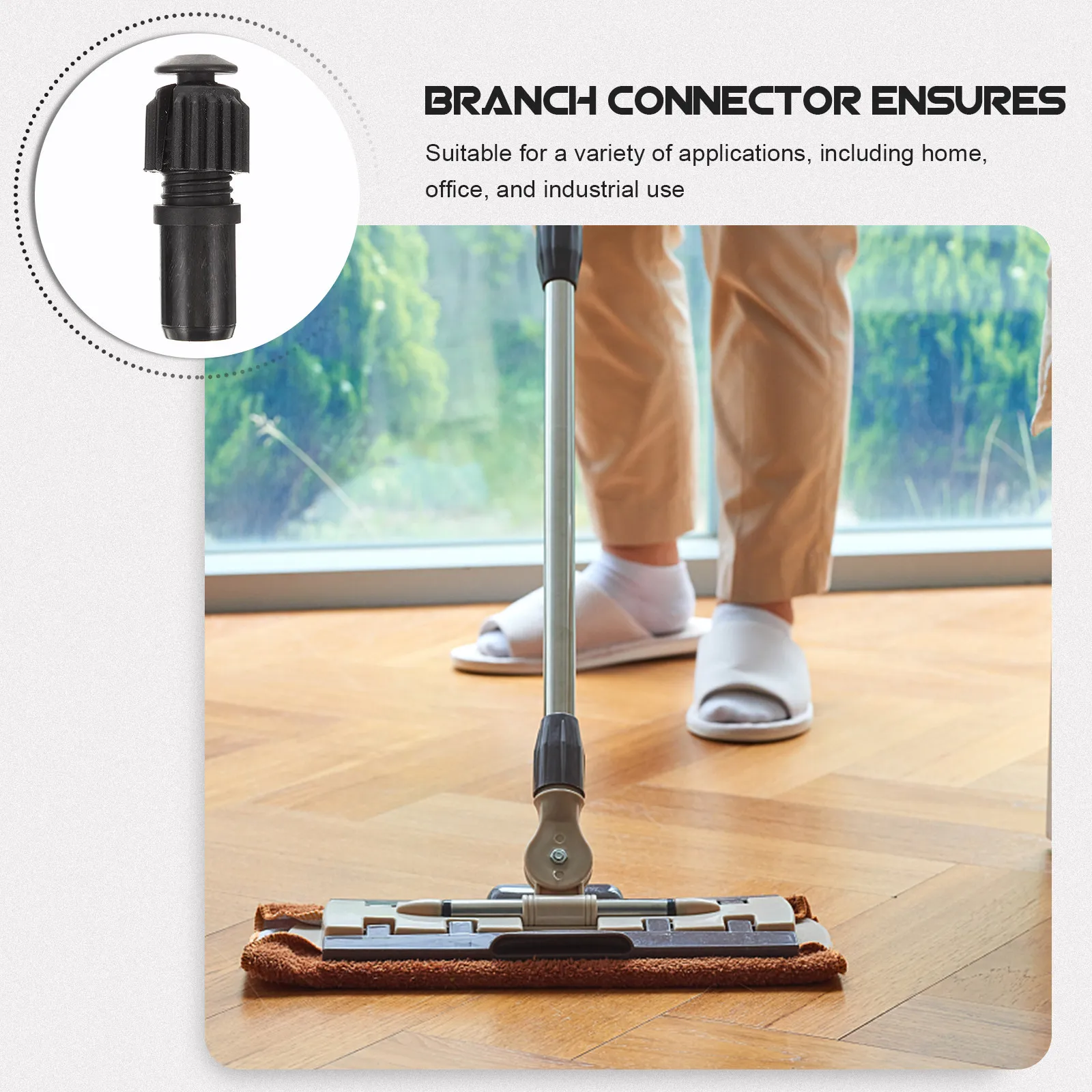 

2 шт. Соединитель для шлангов с уникальной внутренней блокировкой, пружинный разветвительный соединитель для труб различной толщины стенок