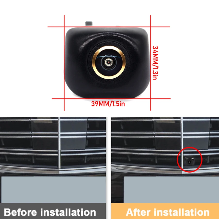 HD Car Front View Parking Night Vision Positive Logo Camera For Mercedes Benz S Class W222 S320 S350 S400 S450 S500 S550 S560