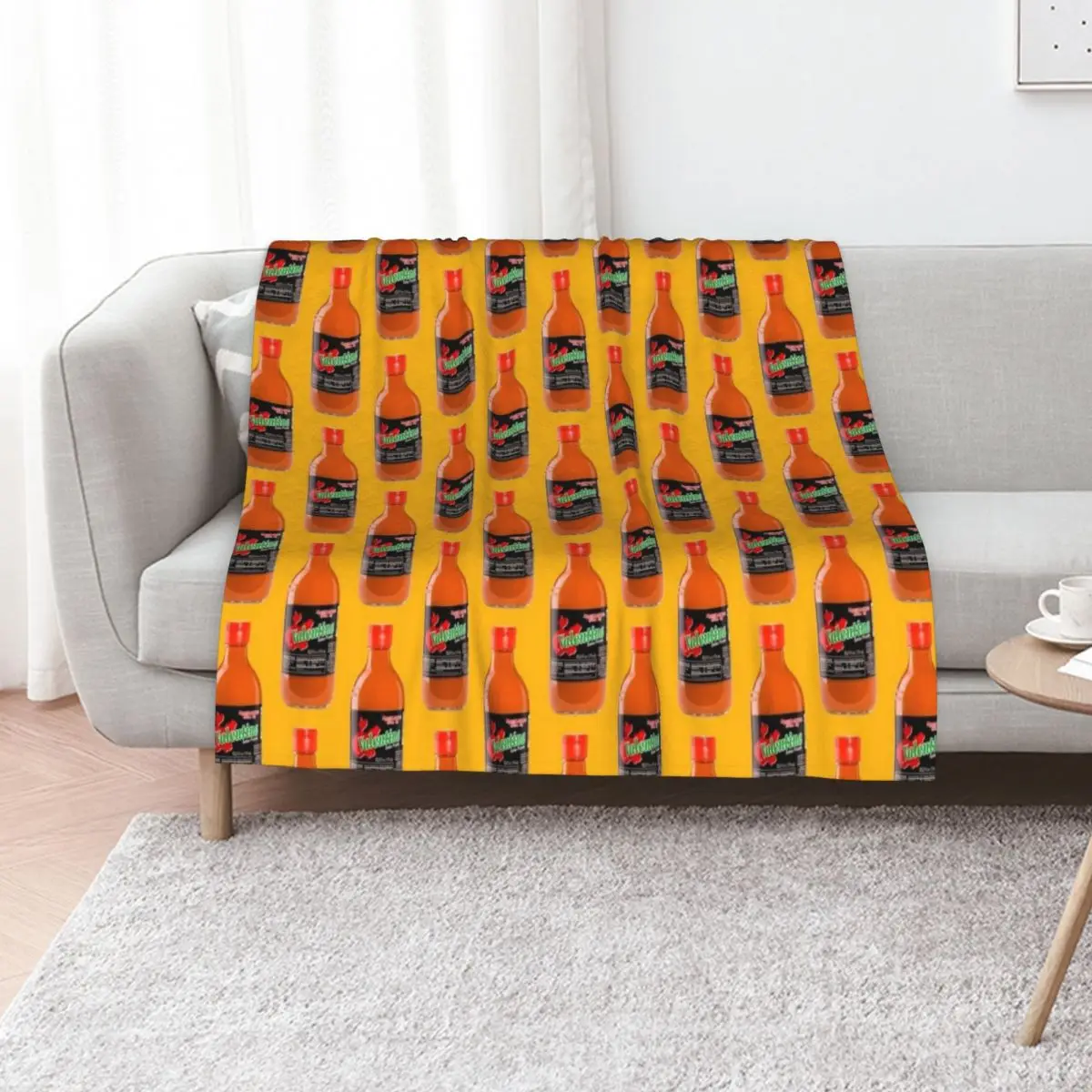 Mexican Hot Sauce Salsa Picante Throw Blanket Luxurious Soft Blanket Holiday Gift for Family