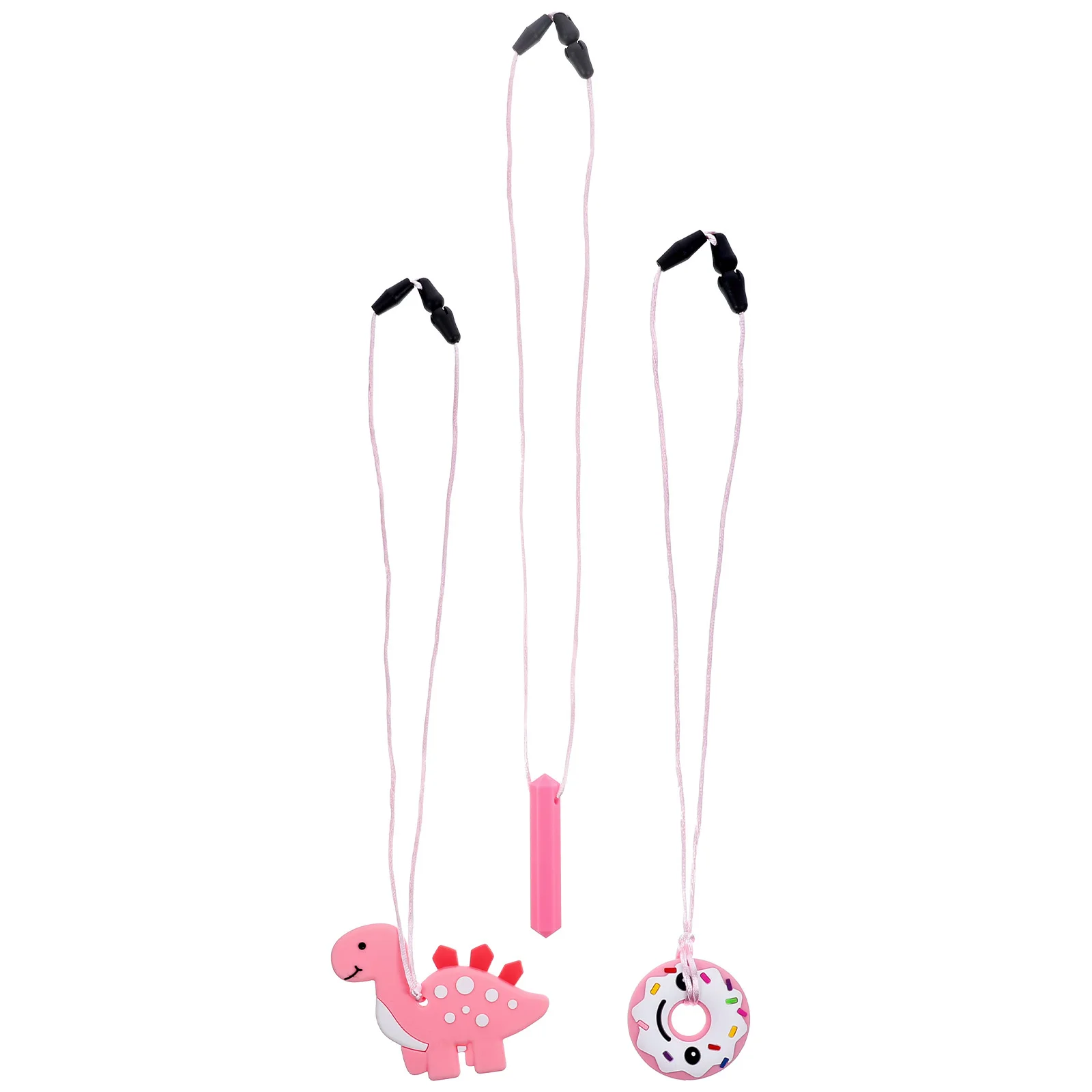 

3Pcs Baby Teether Cartoon Silicone Nursing Chewing Teethers Essential for Infant 0-12 Months Teething Teething Toys