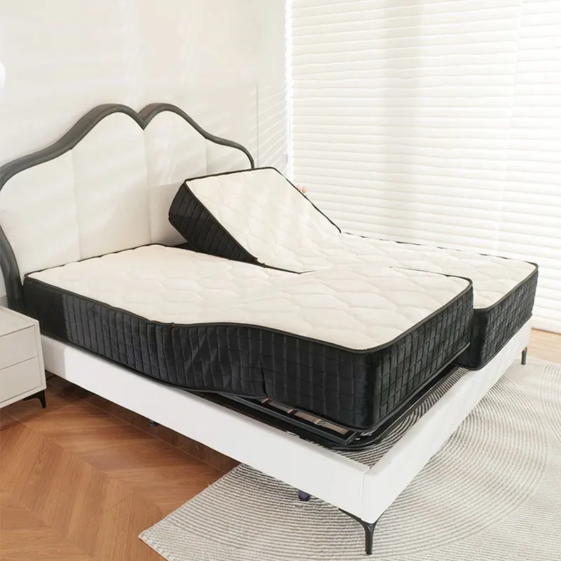 High-End Intelligent Custom Adjustable Electric Bed Double Mattress Zero-Gravity Multi-Functional for Bedroom Hospital Modern