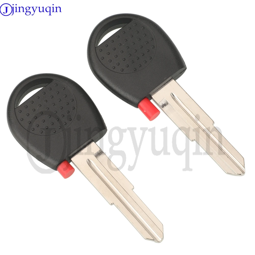 jingyuqin 10pcs New Transponder Chip Auto Key Shell Case Cover for Chevrolet AVEO Sail Lova Blank Replacement Car