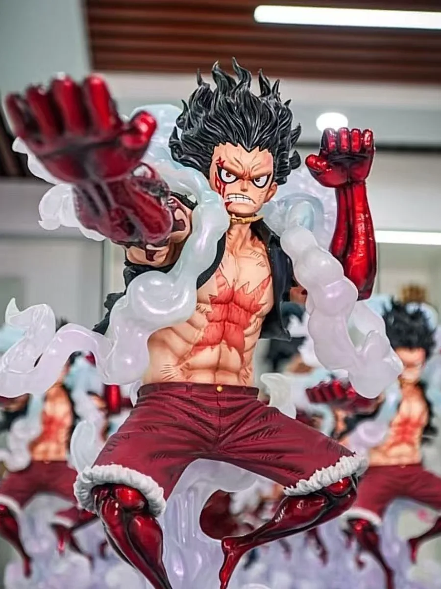 JT Statue One Piece Snakeman Luffy Figuur Monkey D Luffy Gear Fourth PVC Actiefiguren Collectie Model Speelgoed Cadeaus - afbeelding 2