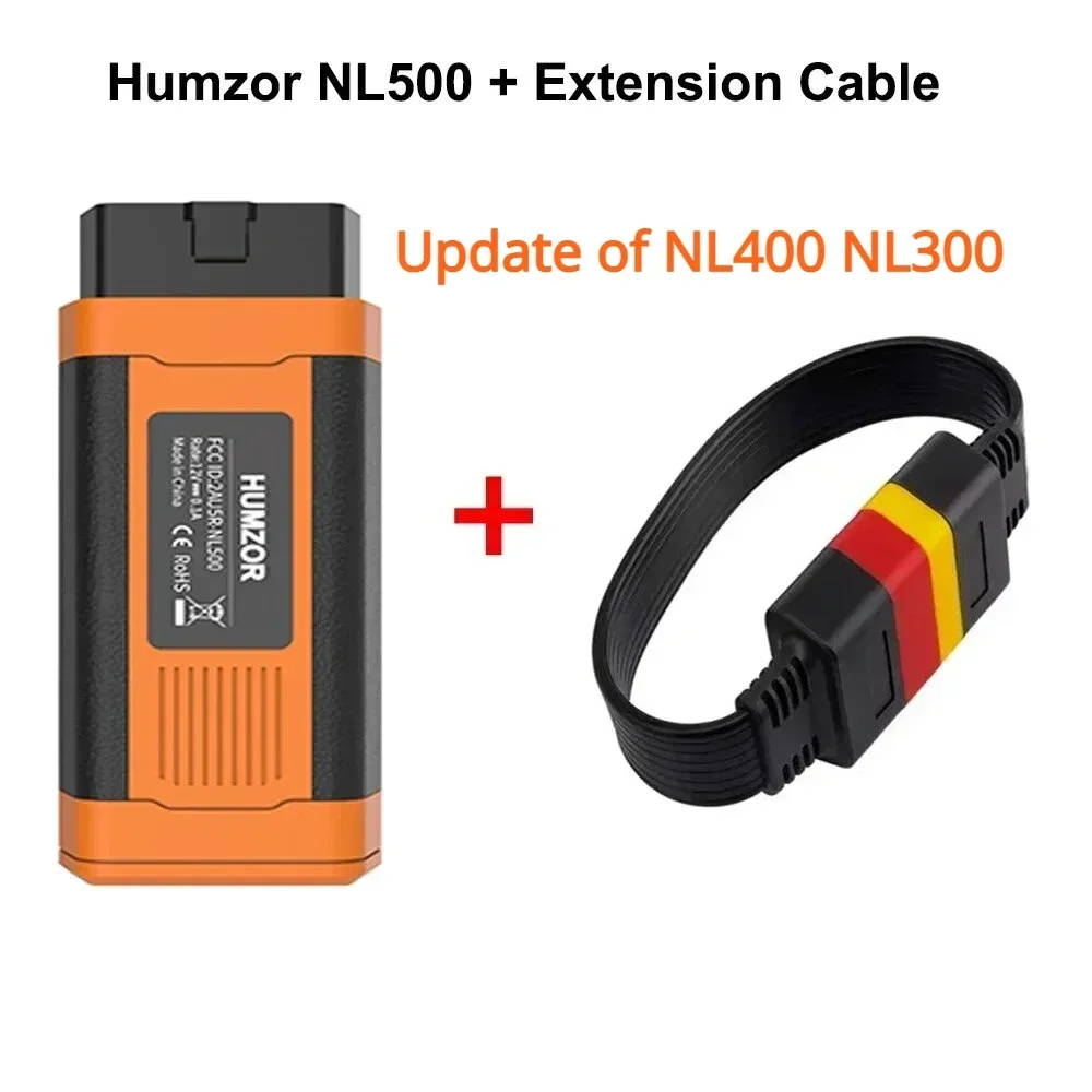 

1 Pcs NEXZSCAN NL500 Full Version OBD2 Car Diagnostic Tool Get OBD2 Extension Cable Free Update Lifetime Update of NL400 NL300