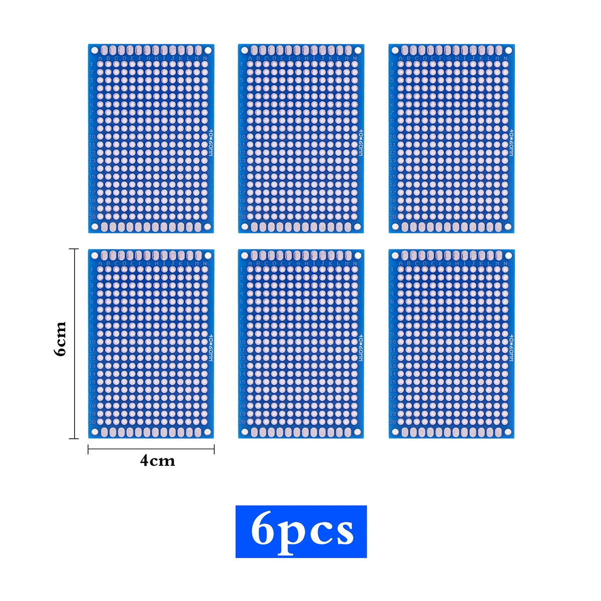 PCB Circuit Prototyping Board Double Side Prototype Boards DIY Universal Printed Perfboard Electronic Kit