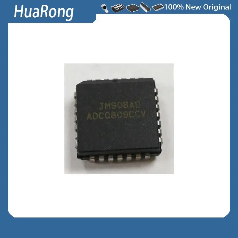 New 5pcs/lot ADC0809CCV  ADC0809 PLCC-28 In Stock