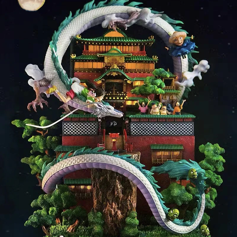 yyhc[Full Spot] Hayao Miyazaki Series Spirited Away Oil House, Limited Edition, Figure, Model, Statue