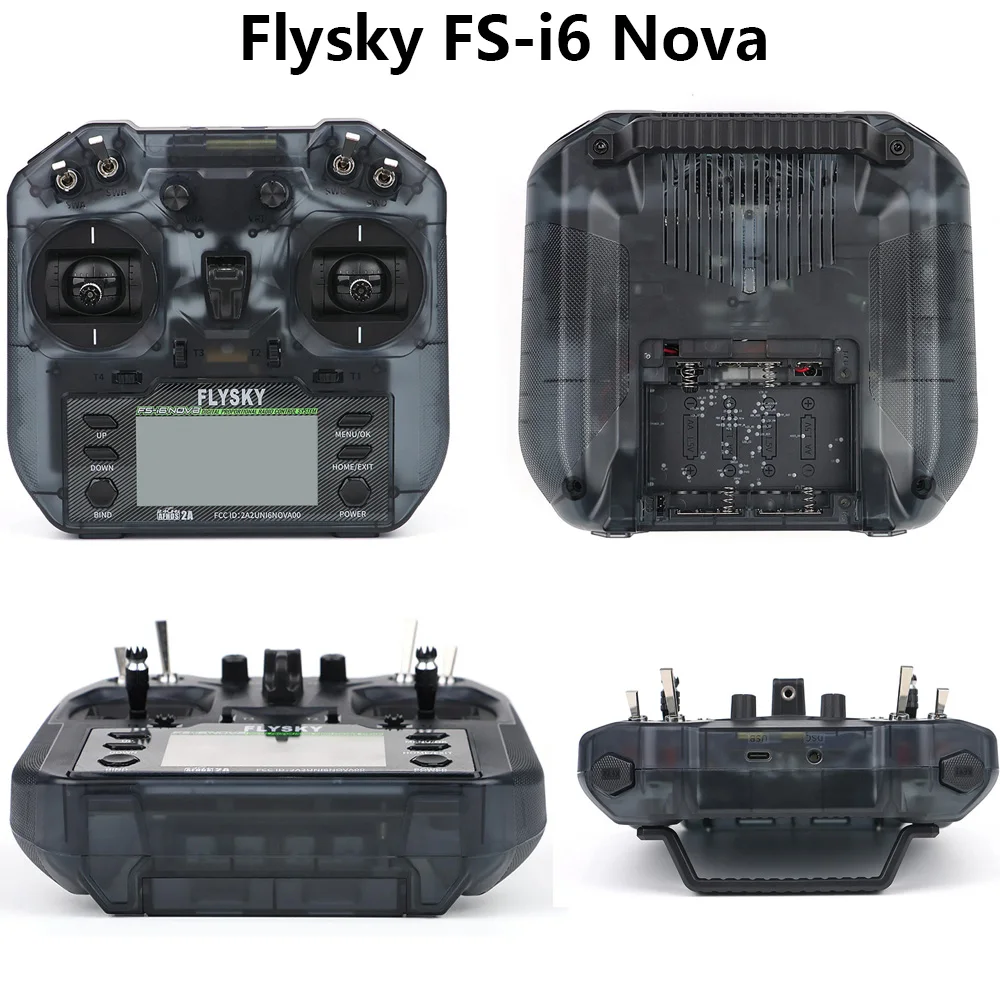 Flysky FS-i6 Nova 10CH 2.4G AFHDS RC Transmitter with X8M Receiver Flexible Switches for RC FPV Aircraft Model