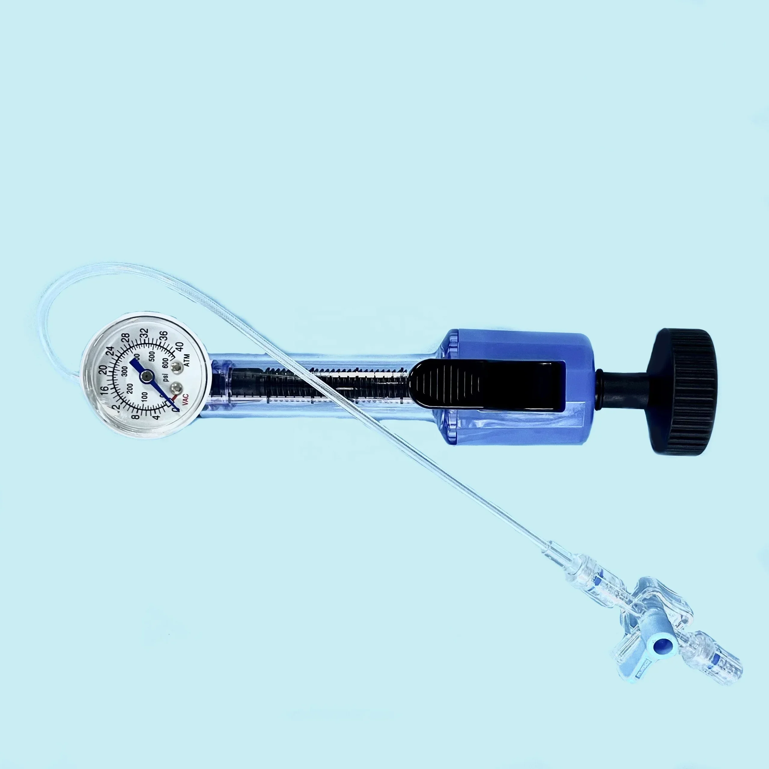 Factory direct consumables inflation device balloon catheter pump with hemostasis valve set