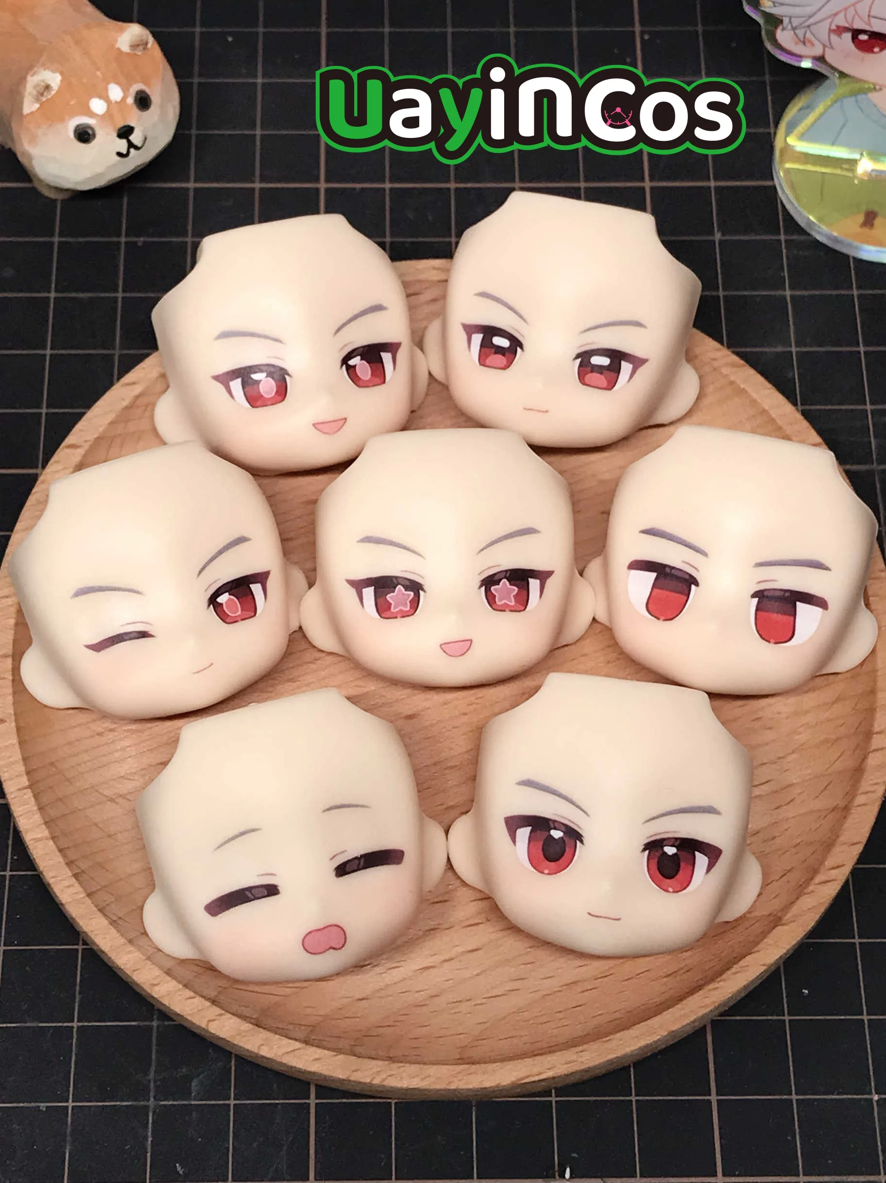 Love and Deepspace Sylus Ob11 Make Up Faceplate Handmade Face Shell BJD Doll Accessories Game Props Anime Figure Toy For Kids