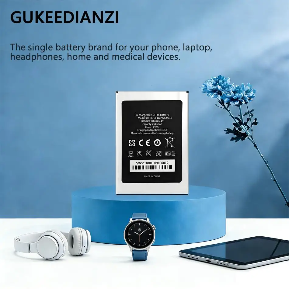 

Аккумулятор для мобильного телефона Oukitel U7 Plus, высокая емкость 2500 мАч, безопасный