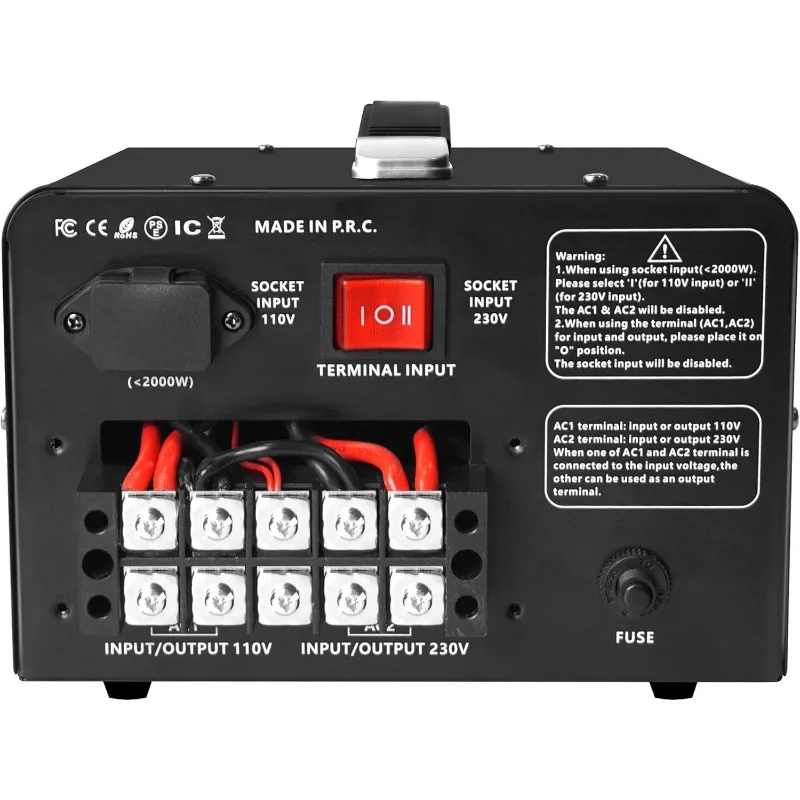 5000 واط محول جهد كهربي محول الثقيلة تصعيد التنحي التيار المتناوب 110 فولت/120 فولت/220 فولت/240 فولت محول مع الأسلاك الصلبة #2