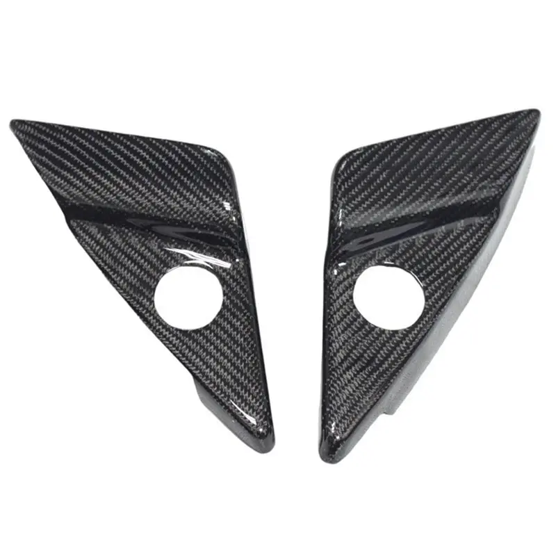 

Car Interior Sticker Trim Accessories Real Carbon Fiber Pillar Tweeter Frame Cover For Maserati GT GTS 2007-2020