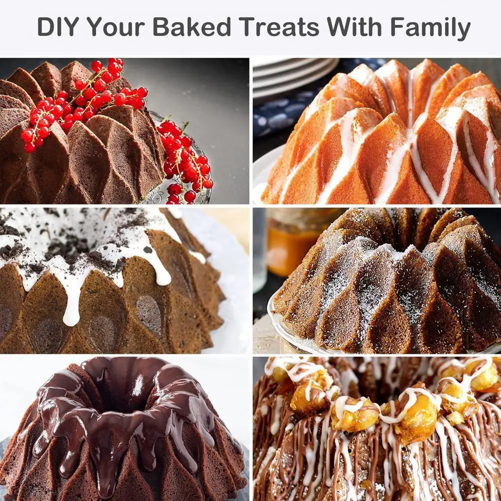 

Bread Loaf Pan Non-stick Fluted Bird Nest Crown Cake Mold for Homemade Baking High Temperature Resistant Cookie Chocolate Pan