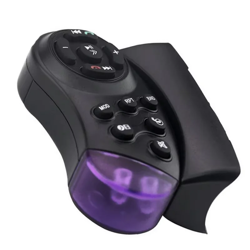 1/2 Din Steering Wheel Remote Control MP5 Controller, Universal for Car Radio & 4