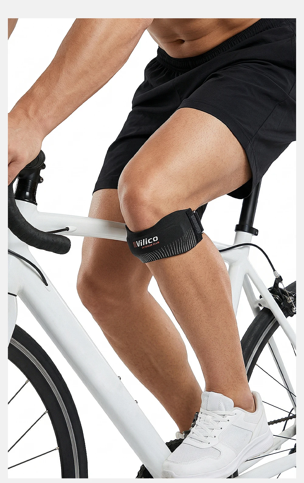 1pc VILICO Patellar Strap, Knee Protector Patellar Tendon Support Suitable for Running, Basketball, Jumper Knees, Tennis, Volley