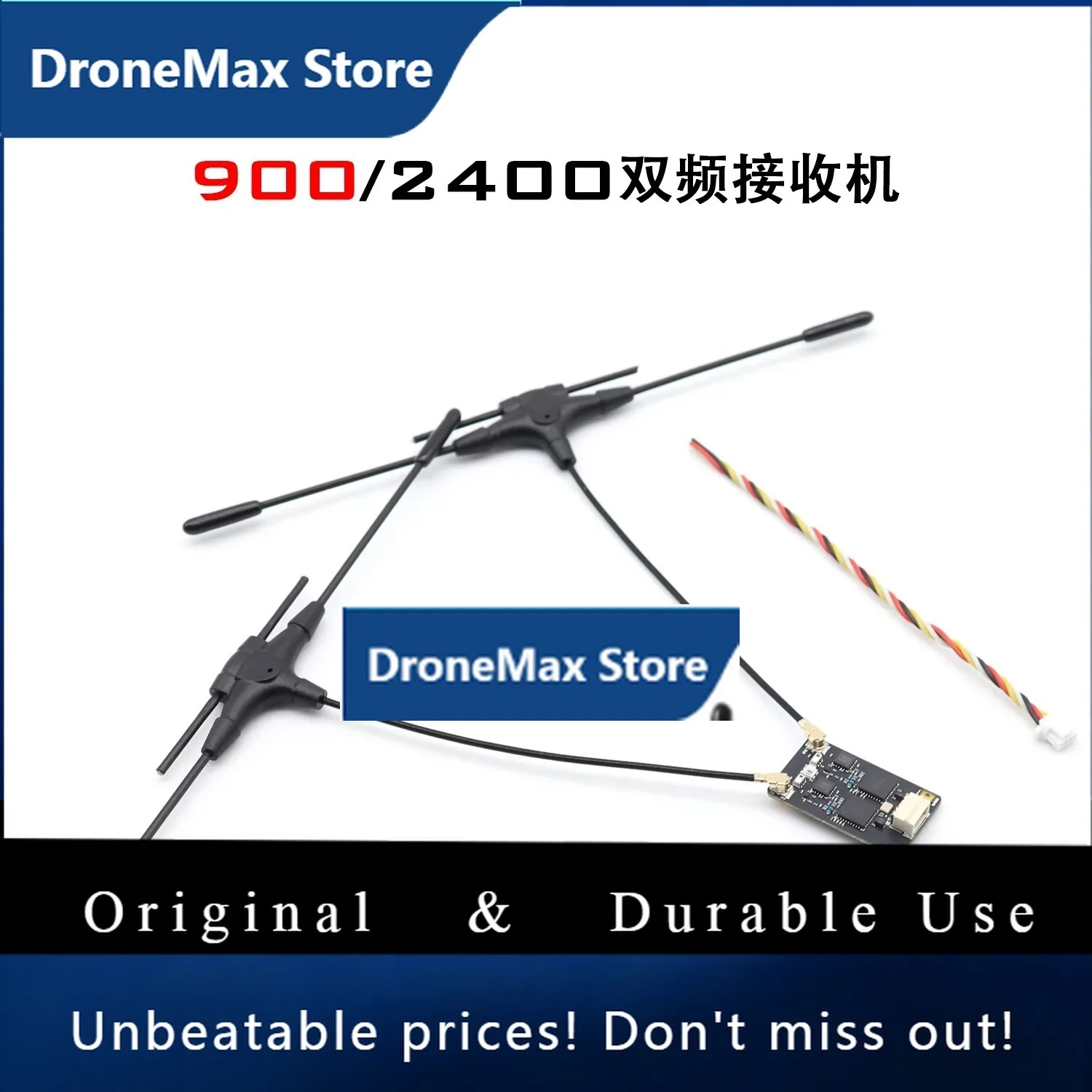 DroMaPAURC ELRS 915M/2.4G Gemini Xrossband Receiver RX Module Dual-RF Chip 1000Hz DIY FPV Quadcopter Longrange Freestyle Drone
