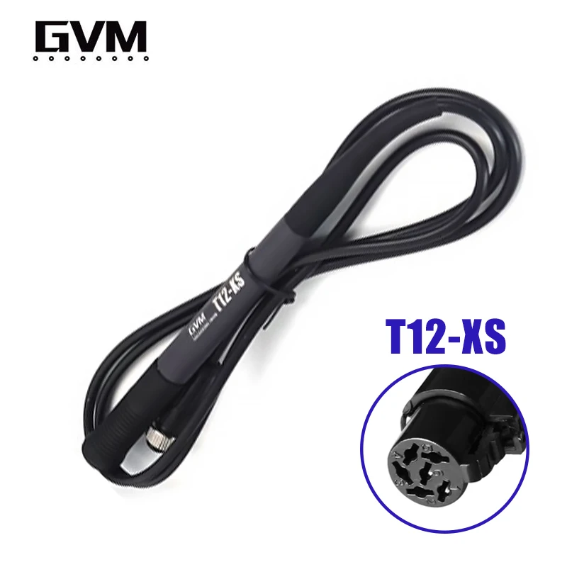 GVM Soldering Station Handle T210/T115/T245/T12-XS Compatible  T210 T245 T115 Soldering Tip Welding Tools Replace