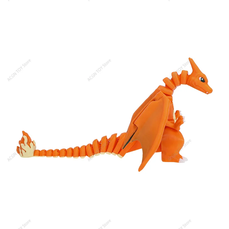 3D-Gedruckte Mega Charizard X Charizard Charmander Rayquaza Onix Gliscor Charmeleon Tandemaus Figuren Spielzeuge – Detail 5