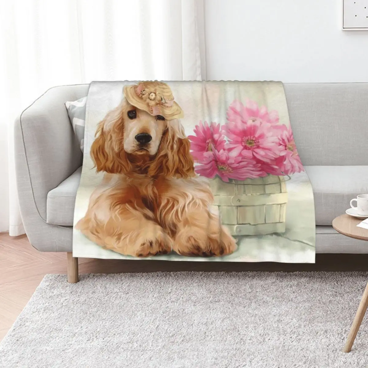 Cocker Spaniel Throw Blanket Blankets For Sofas Weighted For Decorative Sofa Blankets For Baby Luxury Throw Soft Big Blankets