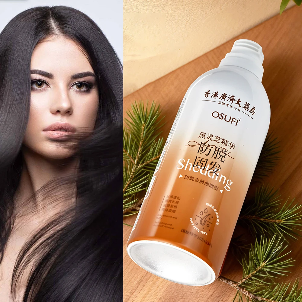 

OSUFI Shampoo Deep Cleaning Improve Hair Dandruff Greasy Refreshing Lightweight Fluffy Oil Control Thick Smooth Shiny Hair Care