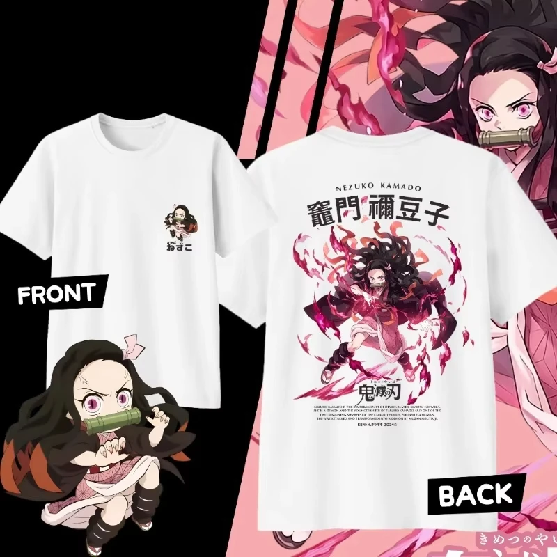 تي شيرت مينيسو أنيمي شيطان القاتل نيزوكو كامادو قطن غير رسمي 30 قسط الأطفال المراهقين البالغين 2025