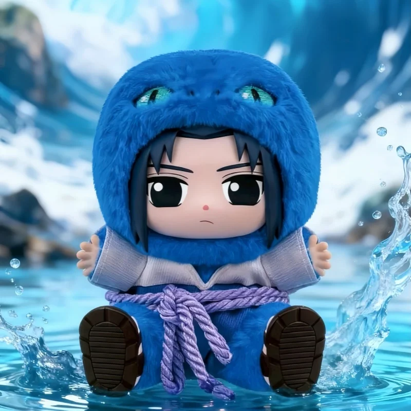 시푸데 비스트 시팅 파티 시리즈 사스케 비닐 블라인드 박스 플러시 같은 질감 애니메이션 피규어 창의적인 컬렉션 소년 크리스마스 선물