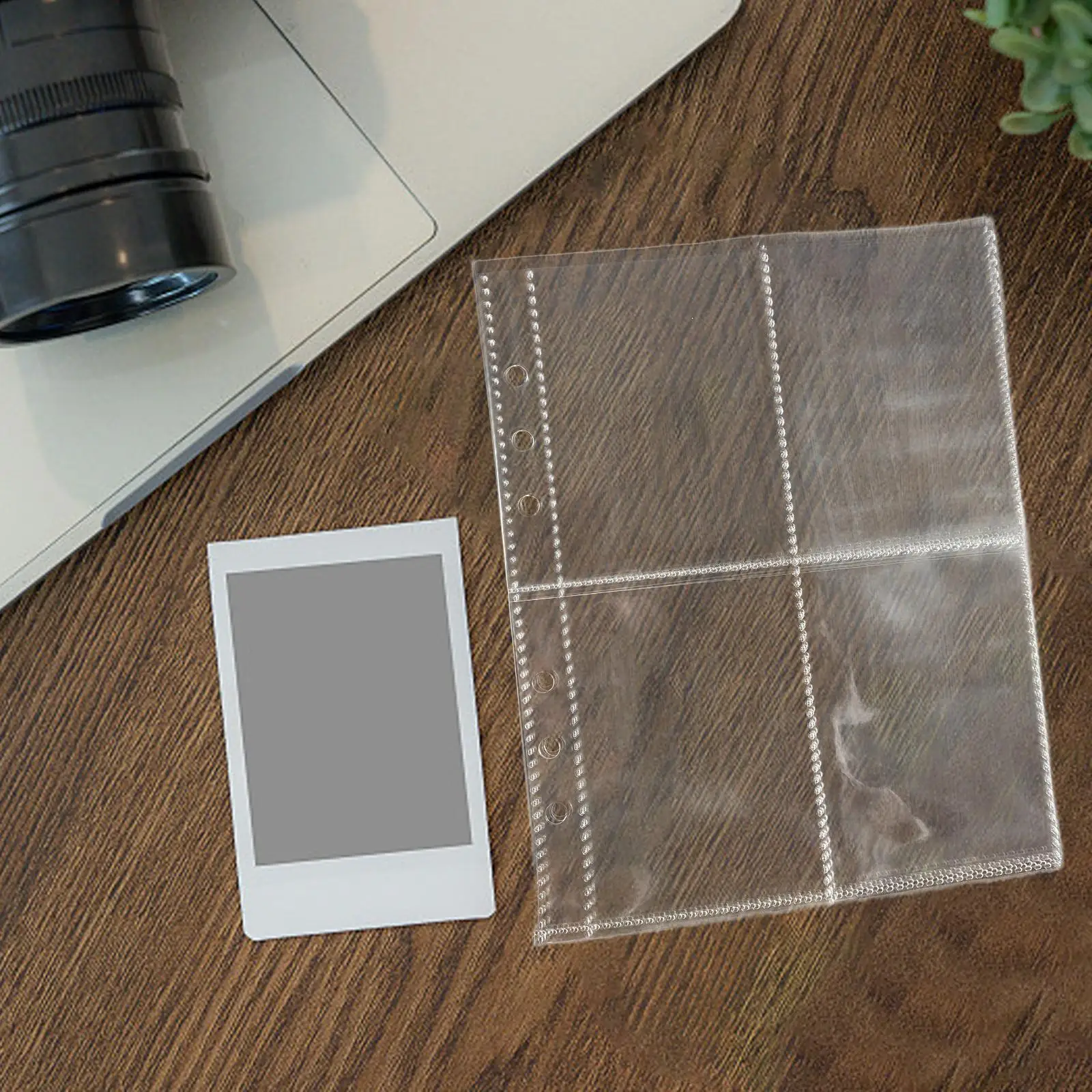 Photocard Sleeves 4 Grid Cards Storage Versatile Gift Photocard Holder for