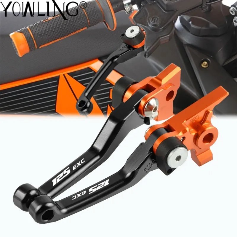 

For 125EXC 125 EXC 2004 2005 2006 2007 2008 Motorcycle Accessories CNC Aluminum Dirt Bike Handle Folding Brake Clutch Lever