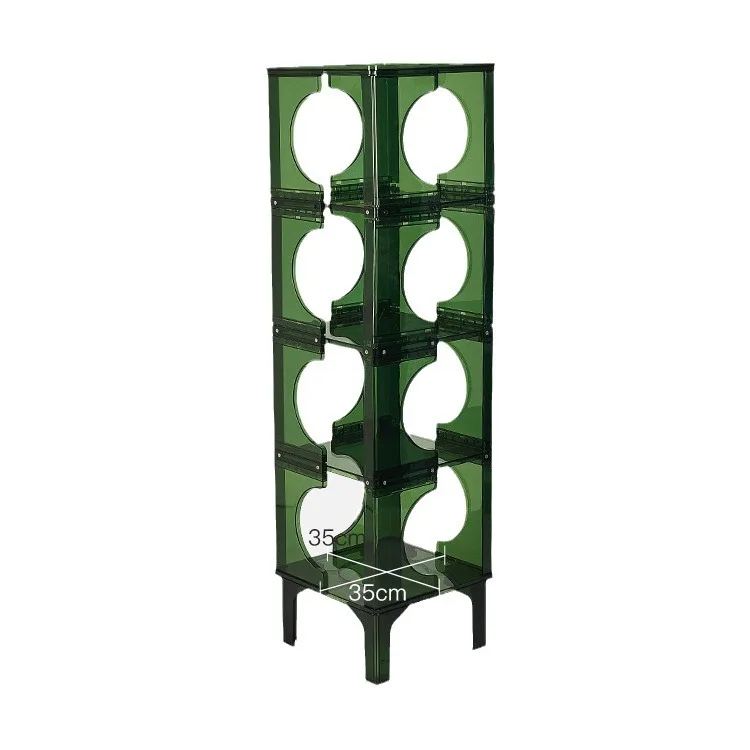 

Nordic acrylic shelves Internet celebrities ins living room transparent removable storage cabinet