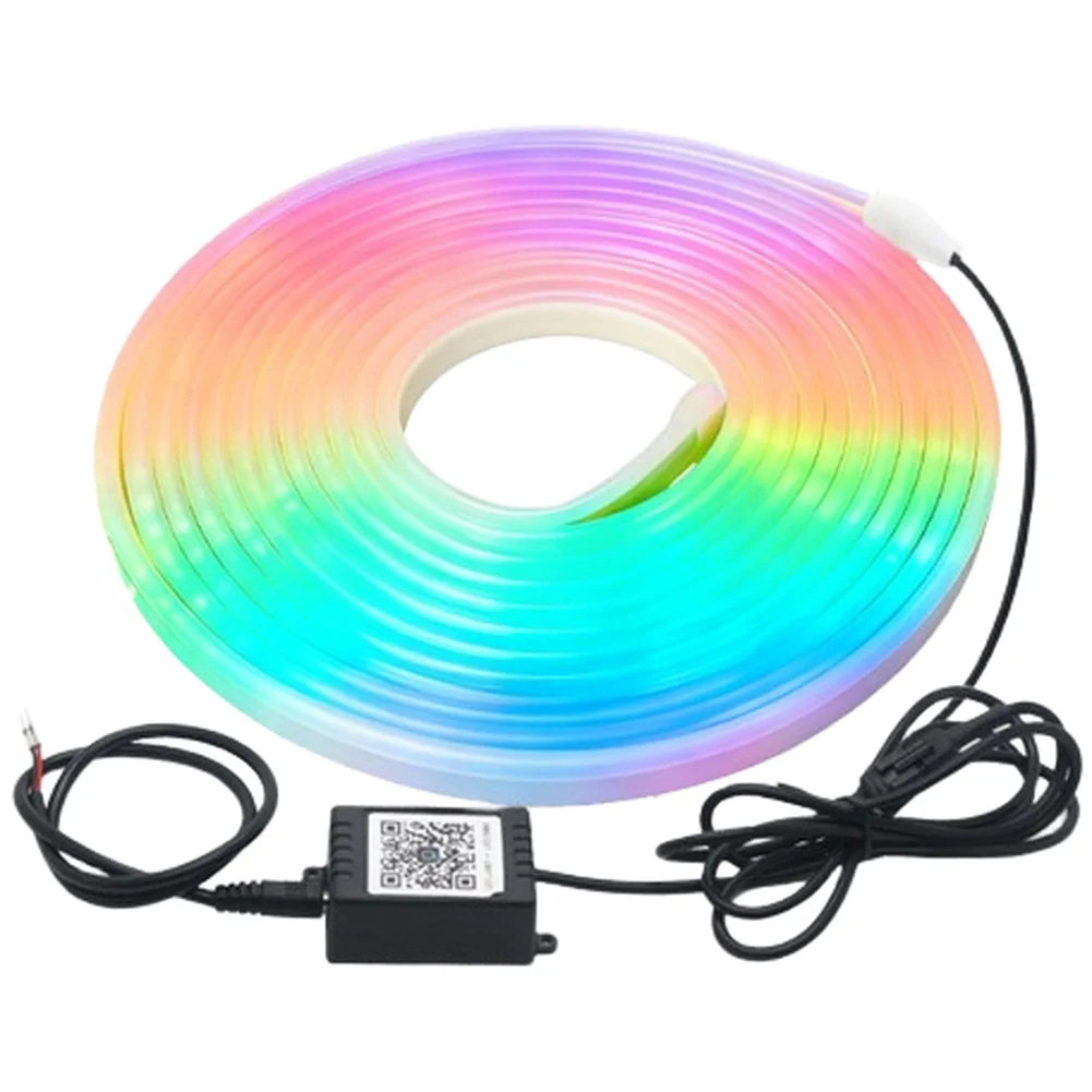 Flexible Silicone Car Trunk LED Strip Light with RGB Automatic Sensor Waterproof Design Fits Most 12 Volt Vehicles 400cm
