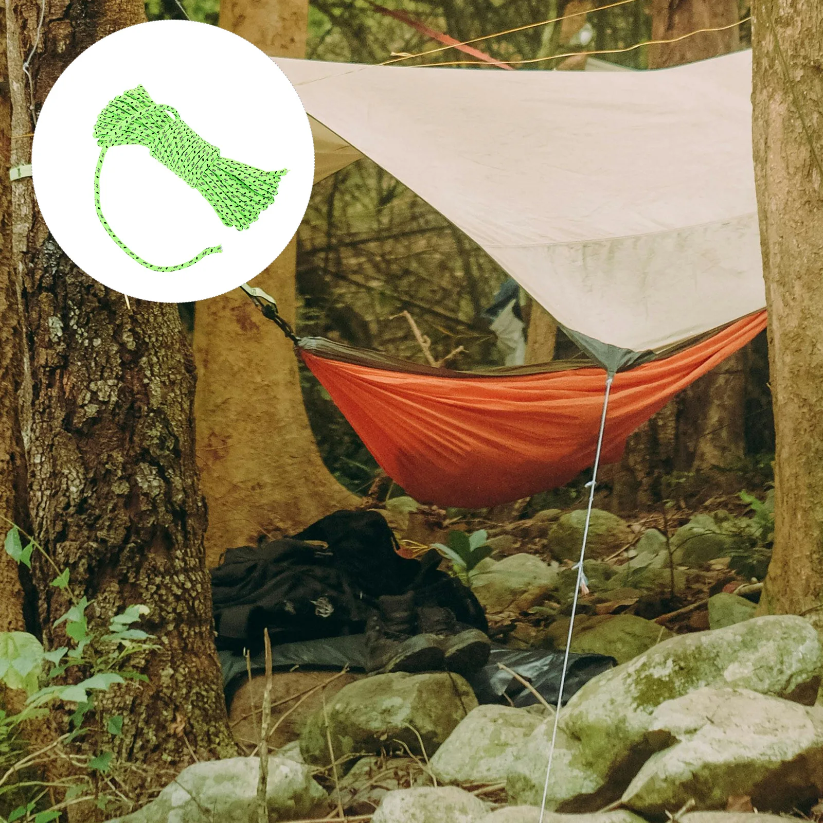 

Reflective Camping Rope Durable Windproof Tent Tie Outdoor Canopy Rope Fixing Tool Camping Tent Cords Reflective Ropes