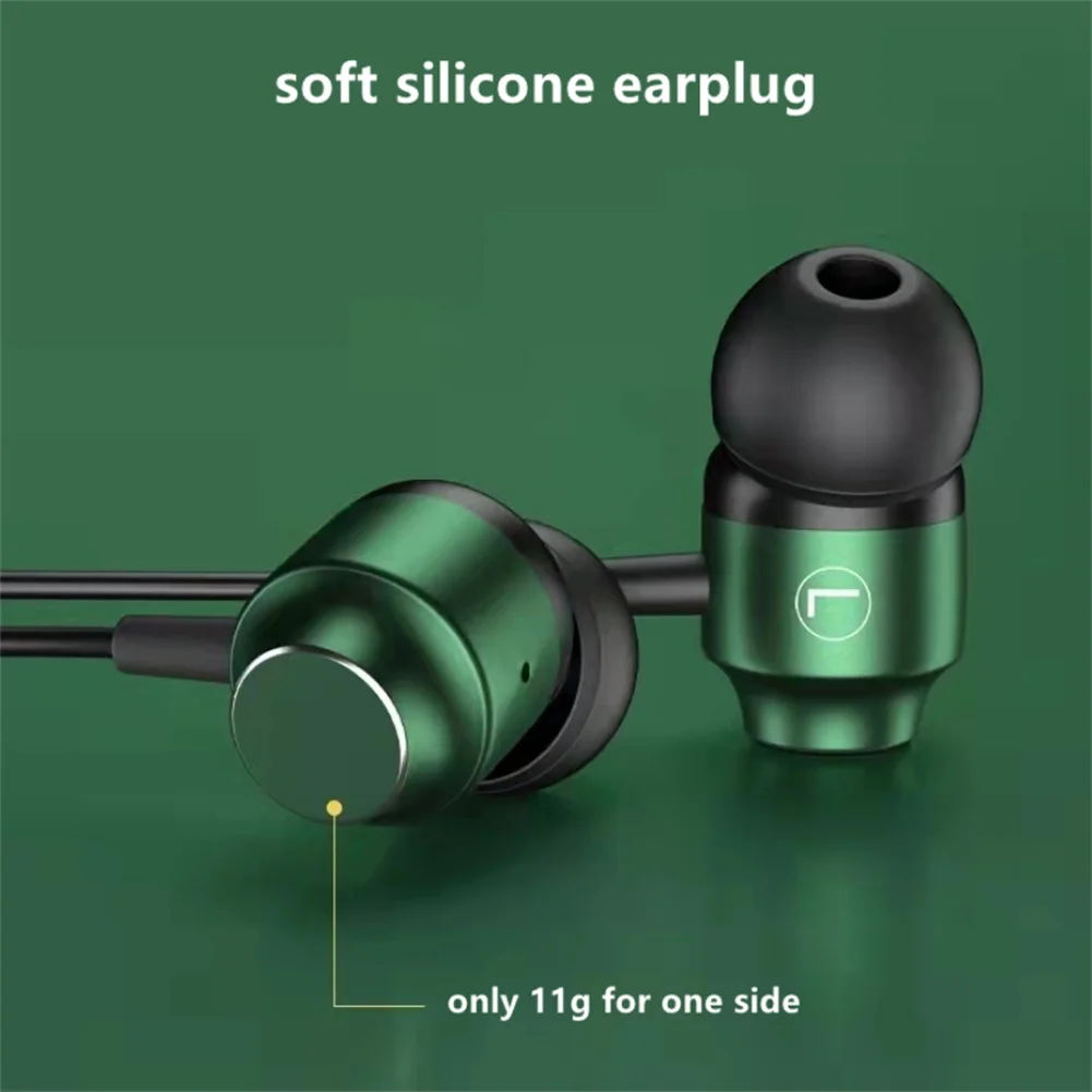 Słuchawki przewodowe wbudowane słuchawki do sterowania połącze Ear Ear Clear Audio Ear douszne kompatybilne z większością 3.5mm wtyczek