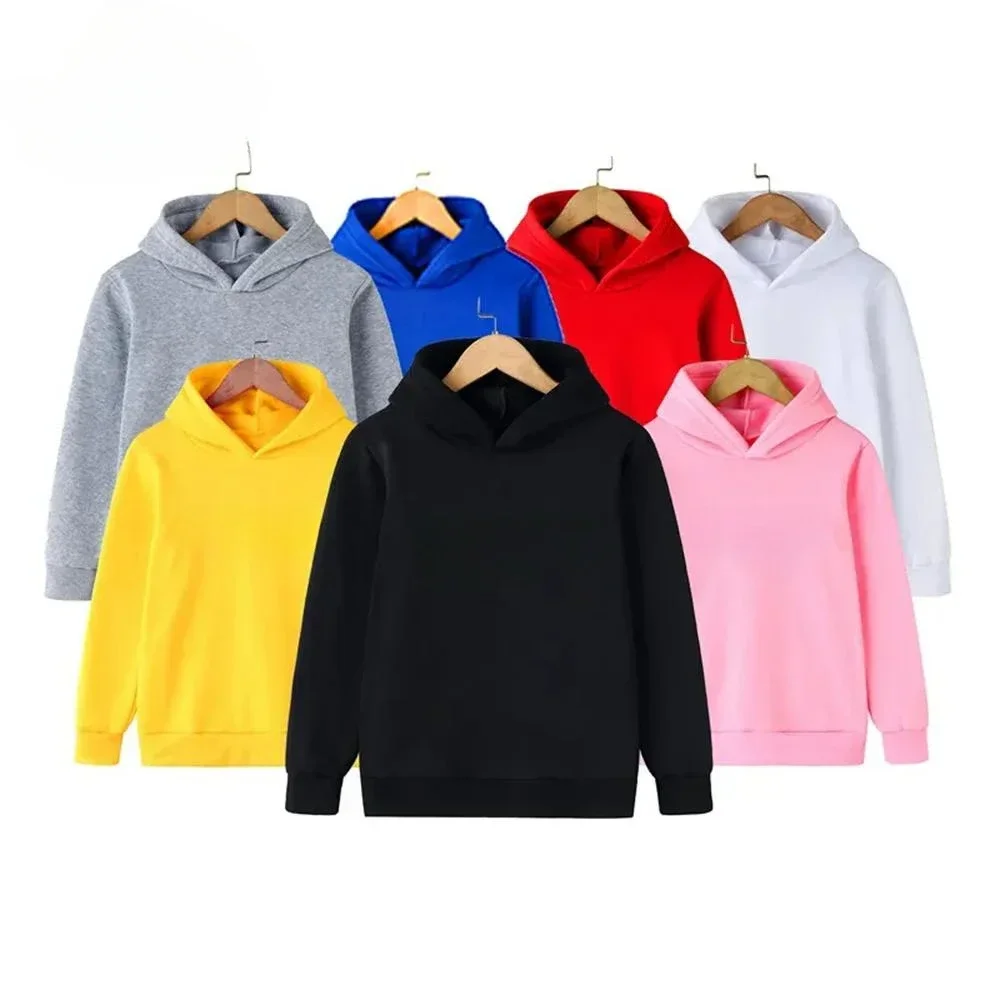 

Kids Fashion Hoodies Spring Autumn Solid Color Casual Sweatshirt for Boys And Girls Soft Comfortable Fabric Trendy Streetwear